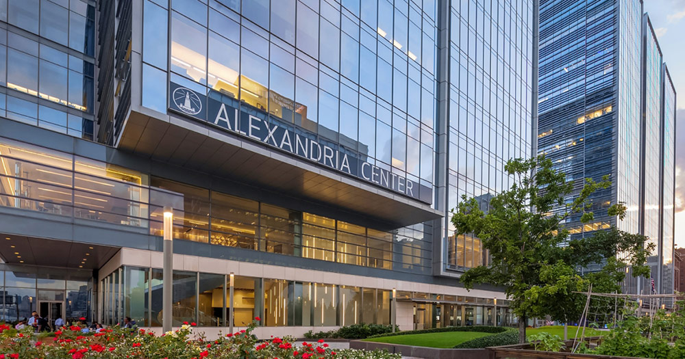 Large real estate tower in NYC.