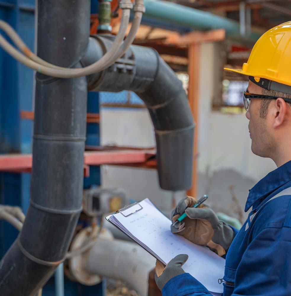 Engineer testing system with clipboard