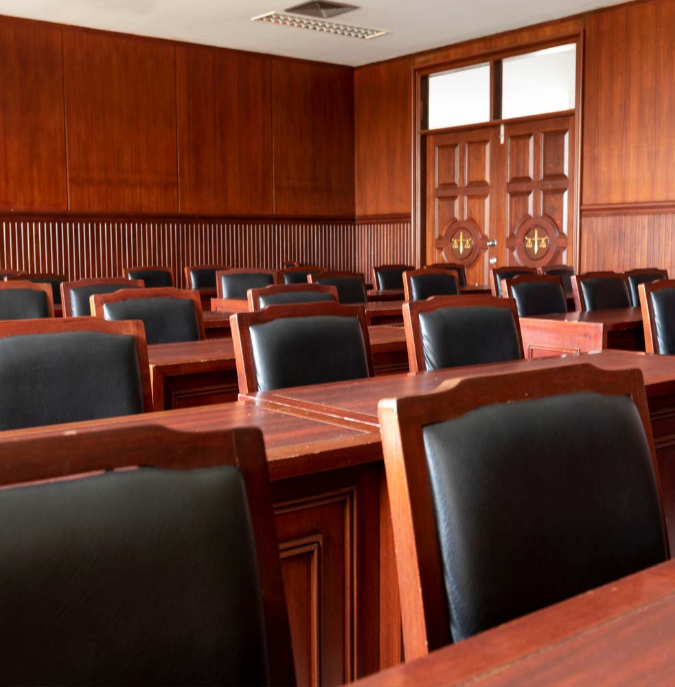Courtroom interior