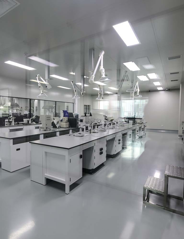 Empty lab at a school