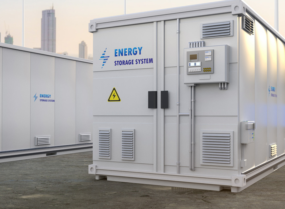 battery storage system outside